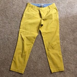 Banana republic yellow pants